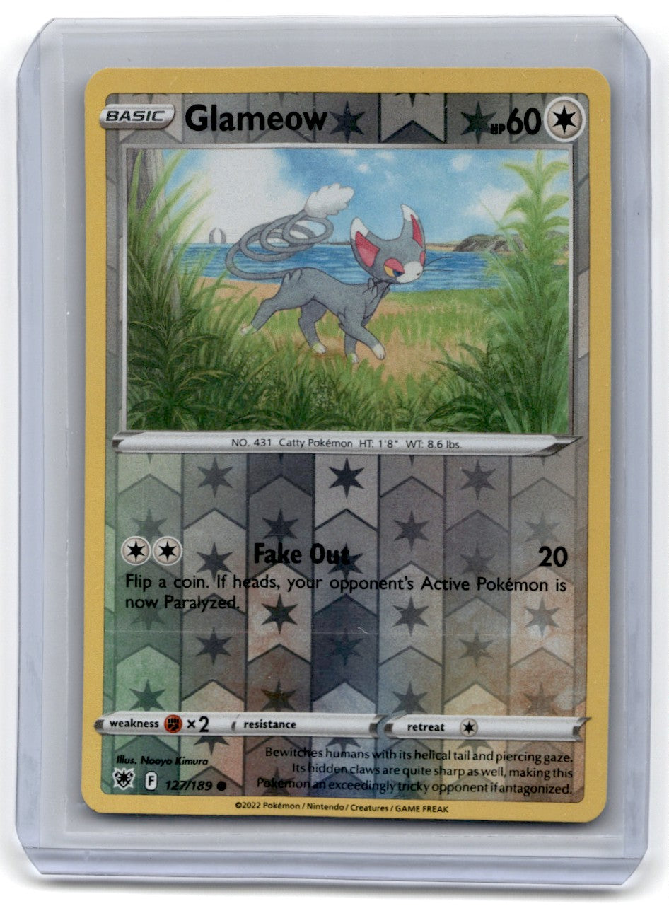 Pokemon Astral Radiance Glameow Holo 127/189