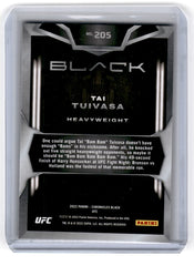 2022 Panini UFC Chronicles Black Tai Tuivasa Card 205