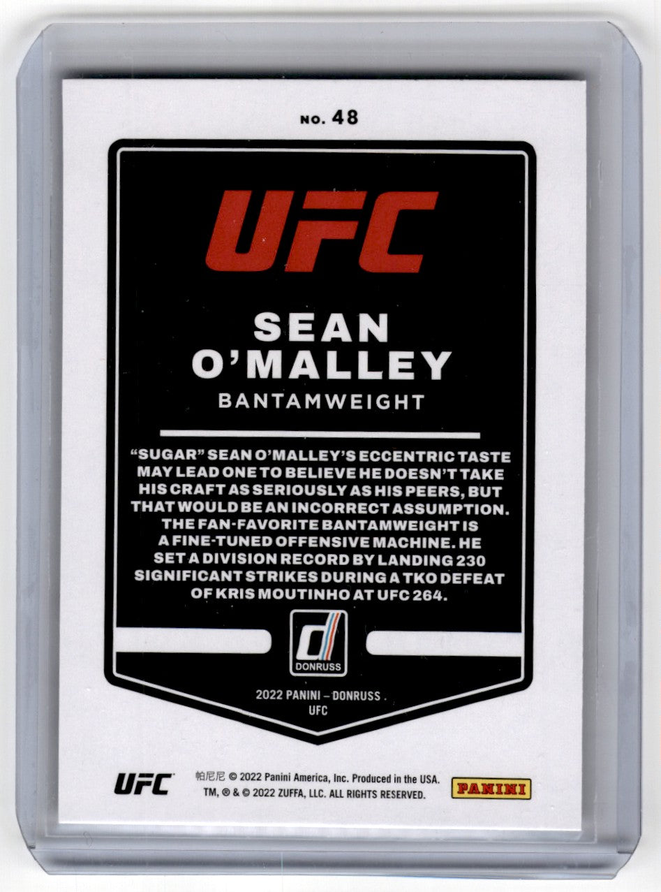 2022 Panini UFC Donruss Sean O'Malley 48
