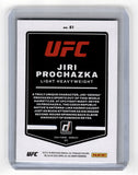 2022 Panini UFC Donruss Jiri Prochazka 81