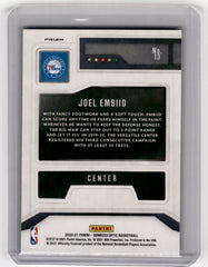 2020 Donruss Optic #13 Joel Embiid Silver T-Minus 3...2...1 Purple