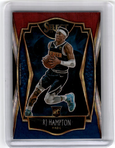 2020 Panini Select #195 RJ Hampton Red/White/Blue Prizm