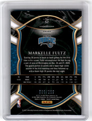 2020 Panini Select #52 /299 Markelle Fultz Light Blue Silver Prizms
