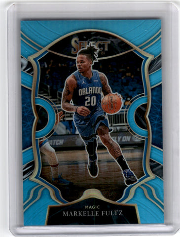 2020 Panini Select #52 /299 Markelle Fultz Light Blue Silver Prizms