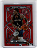 2020 Panini Obsidian #184 Naji Marshall RC Electric Etch Red