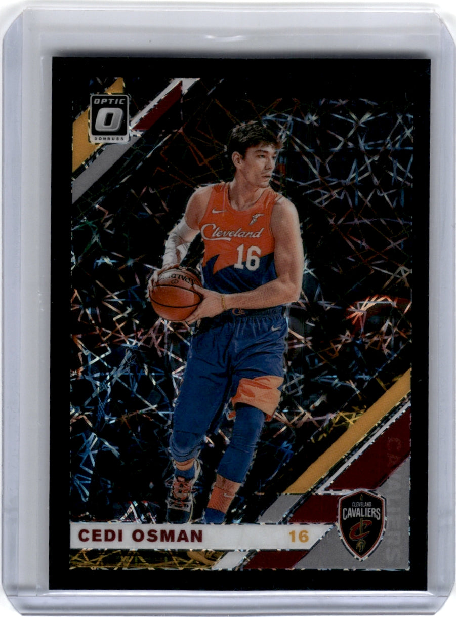 2019 Donruss Optic #114 Cedi Osman /39 Black Velocity Purple
