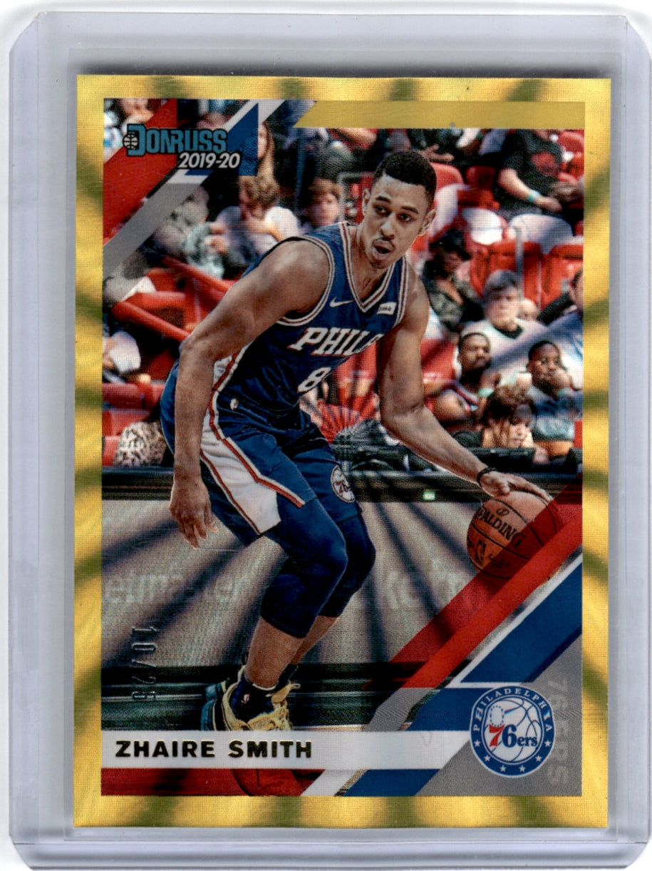 2019 Donruss #157 /25 Zhaire Smith Green