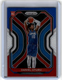 2020 Panini Prizm #279 Daniel Oturu Red, White and Blue Prizms