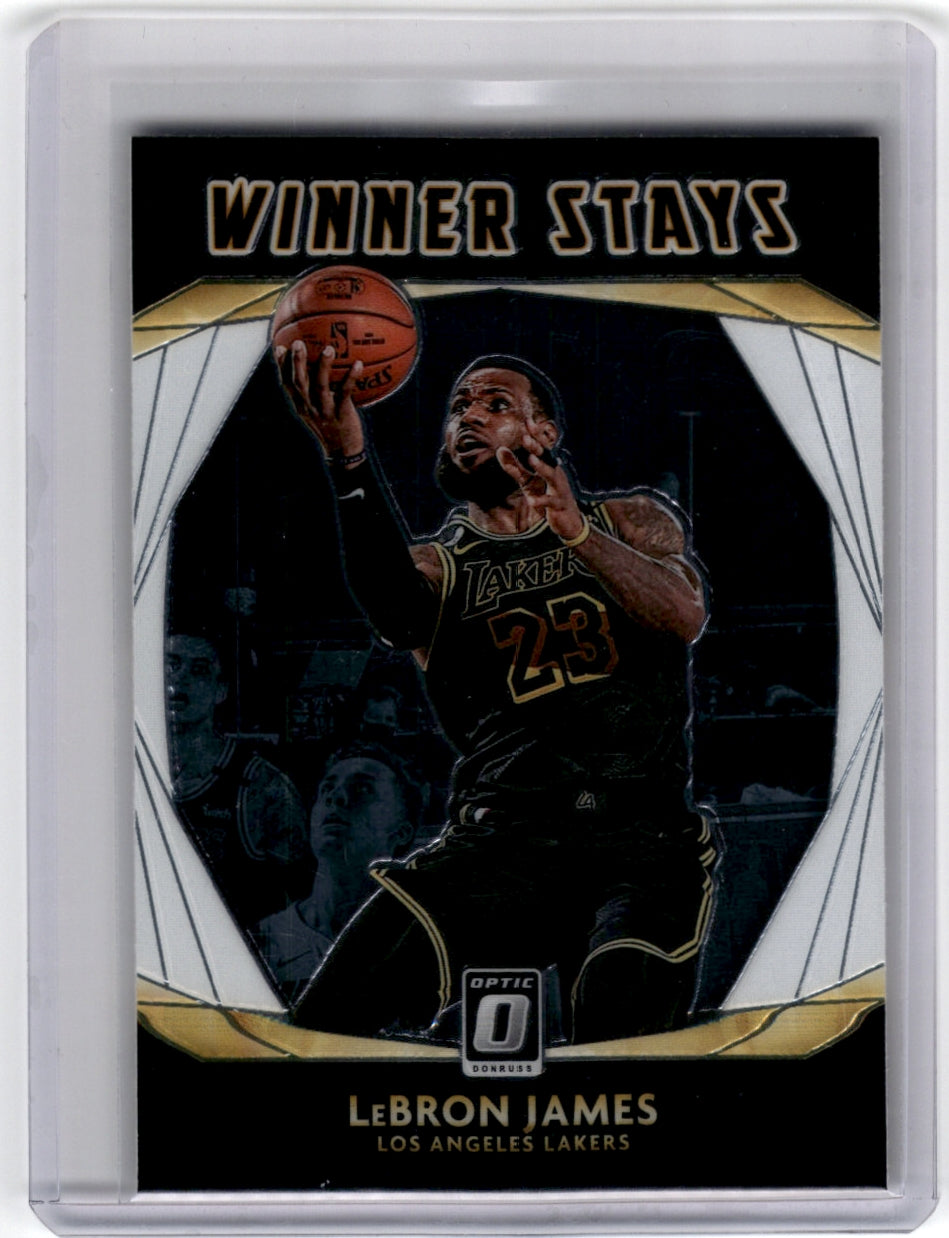 2020 Donruss Optic #20 Lebron James Winner Stays Blue
