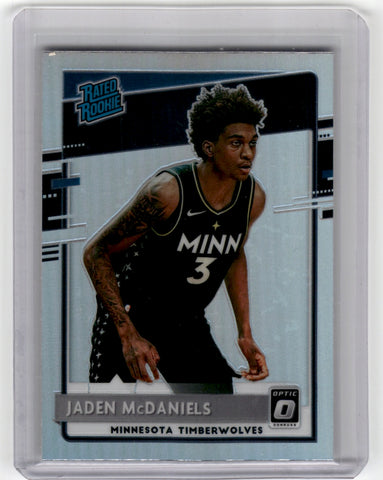 2020 Donruss Optic Silver #178 Jaden McDaniels