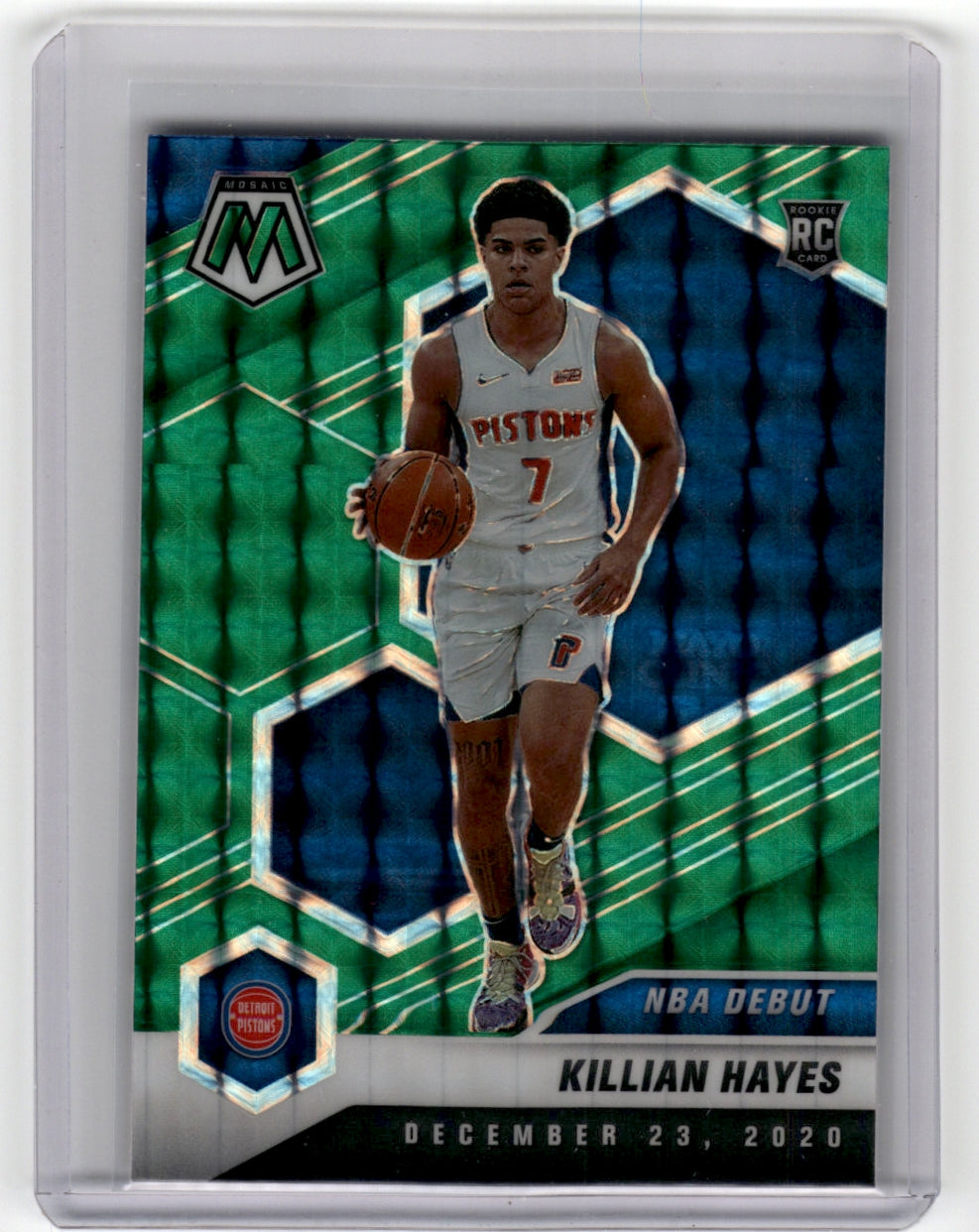 2020 Panini Mosaic Green #270 Killian Hayes Mosaic Fast Break Gold