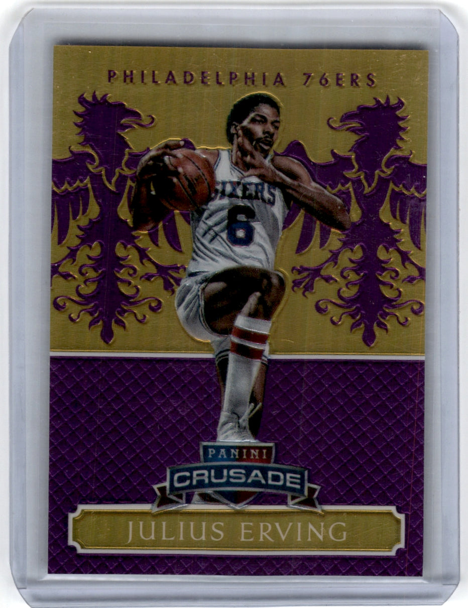 2012 Panini Excalibur Crusade /75 #136 Julius Erving 