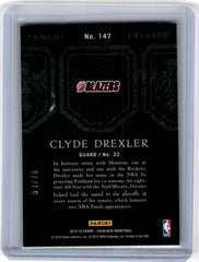 2014 Panini Excalibur /75 #147 Clyde Drexler Crusade Orange
