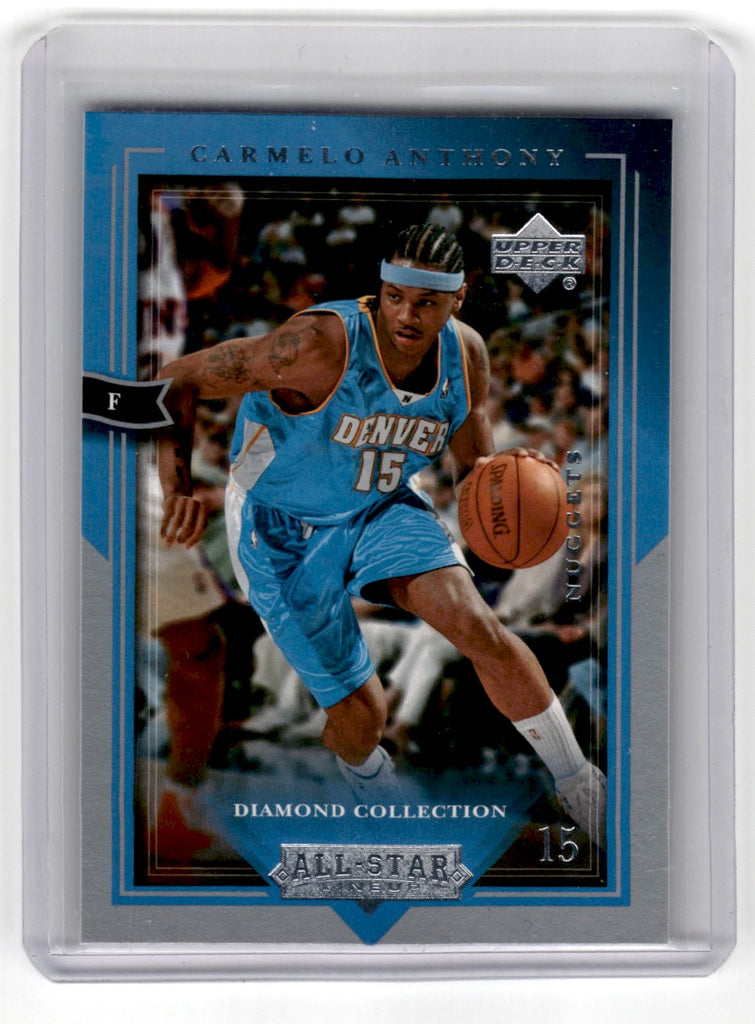 2004 Upper Deck Diamon Collection Carmelo Anthony Card 19