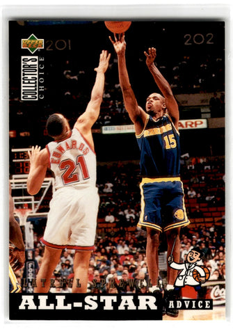 1994 Upper Deck Collectors Choice Latrell Sprewell Allstar Advice Card 198