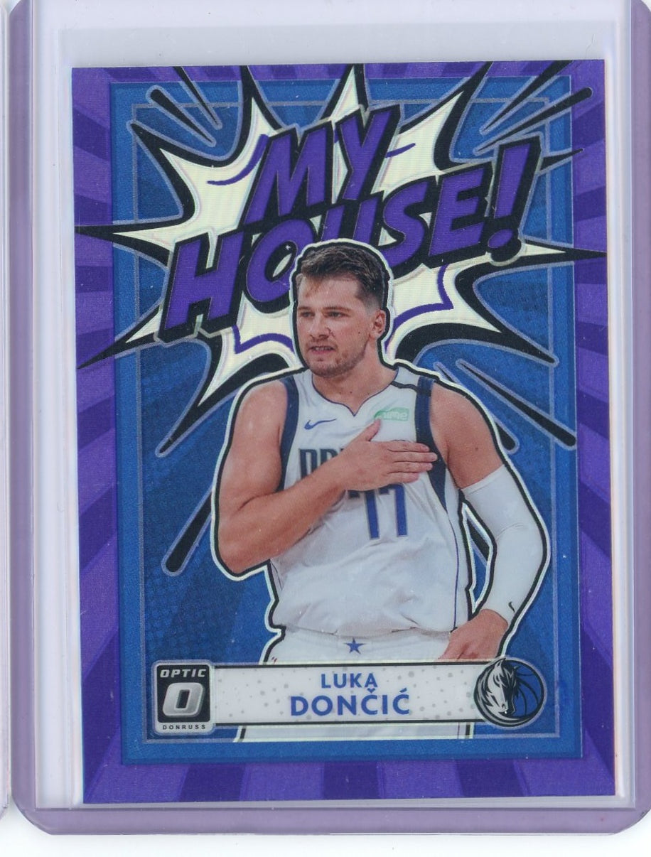 2020 Panini Optic Luka Doncic My House Purple Card 13