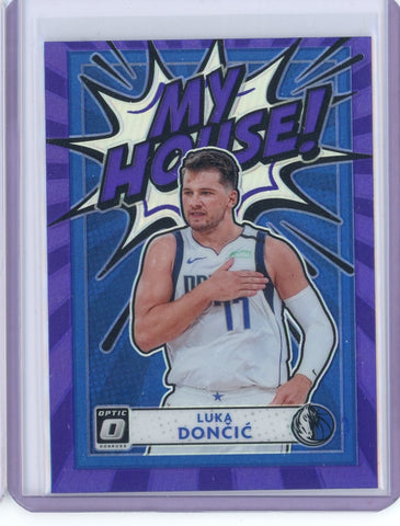 2020 Panini Optic Luka Doncic My House Purple Card 13