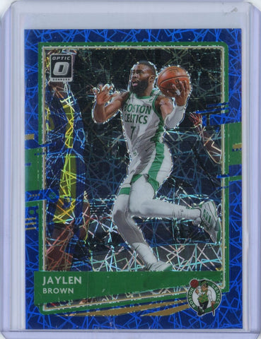 2020 Panini Optic Jaylen Brown Blue Velocity Card 127