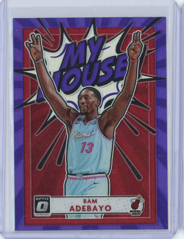 2020 Panini Optic Bam Adebayo My House Purple Card 16