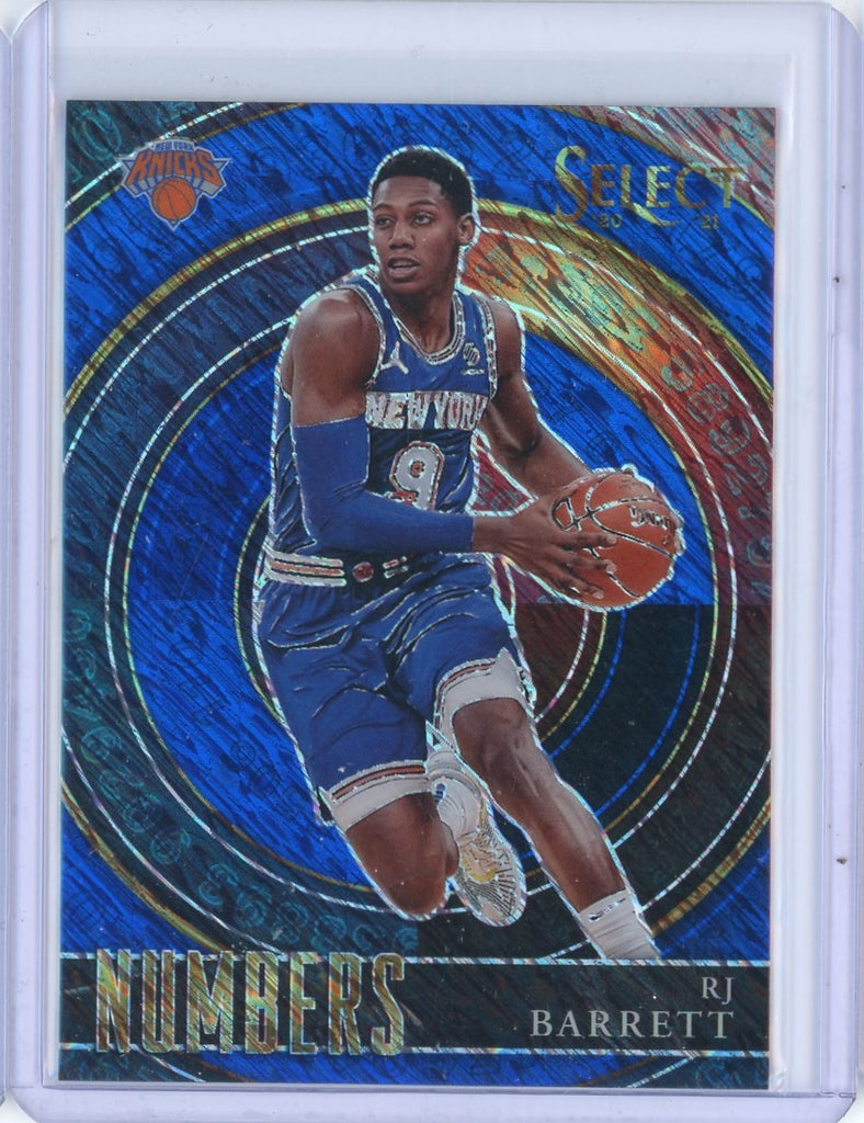 2020 Panini Select Rj Barrett Numbers Blue Card 40