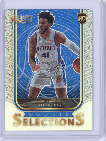 2020 Panini Select Saddiq Bey Rookie Selections RC Card 30