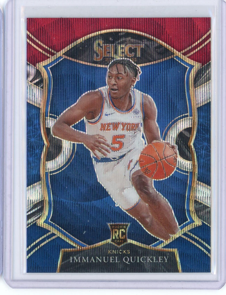 2020 Panini Select Immanuel Quickley RC Concourse Red Blue Card 172