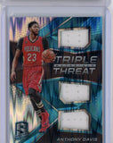 2016-17 Panini Spectra Anthony Davis Triple Threat Materials Patch Card #17 /99
