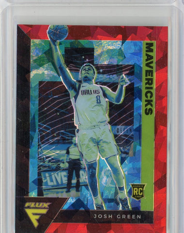 2020-21 Panini Flux Josh Green Cracked Ice Prizm RC Card #233