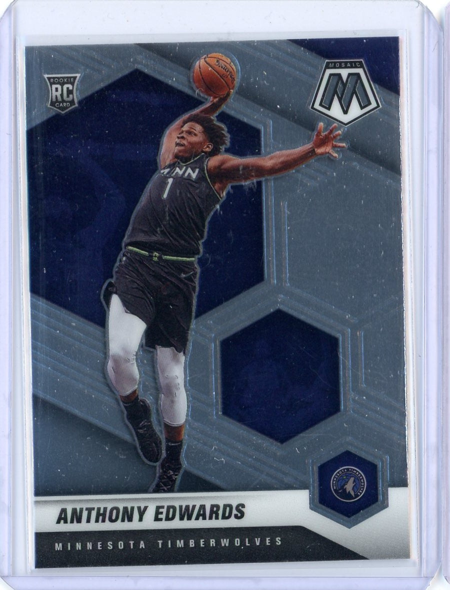 2020-21 Panini Mosaic Anthony Edwards RC Card #201