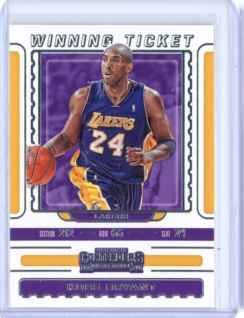 2019-20 Panini Contenders Kobe Bryant Winning Ticket Card #4