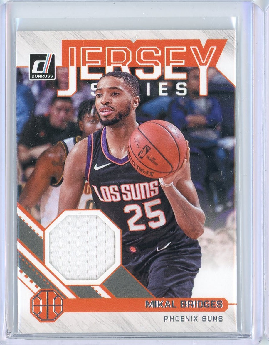 2020-21 Panini Donruss Mikal Bridges Jersey Series Patch Card #JS-MKB