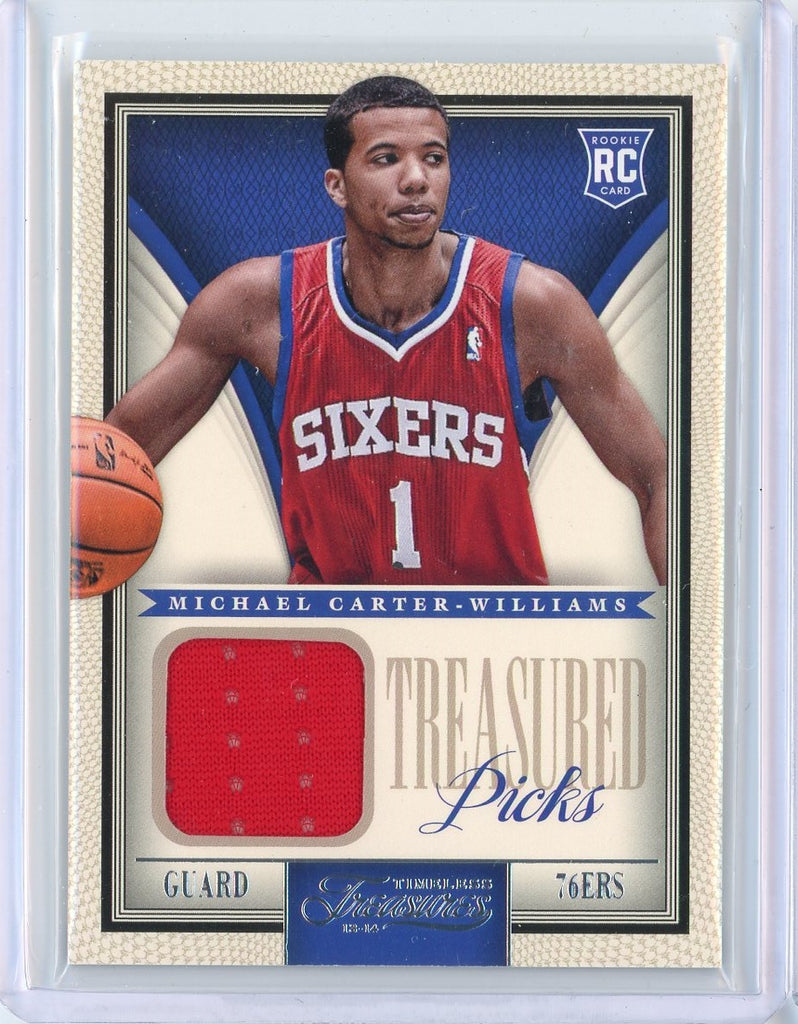 2013-14 Panini Timeless Treasures Michael Carter Williams RC Patch Card #8