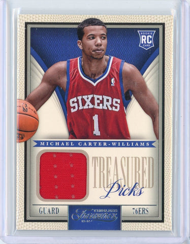 2013-14 Panini Timeless Treasures Michael Carter Williams RC Patch Card #8