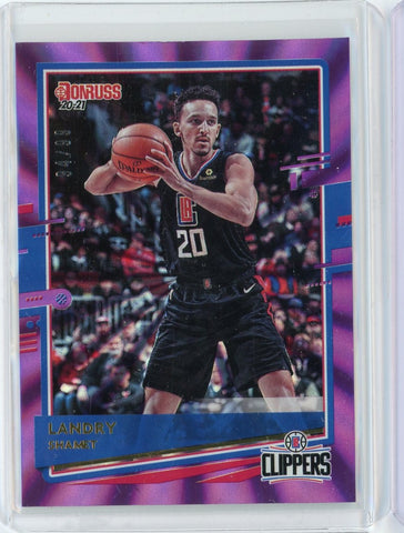 2020-21 Panini Donruss Landry Shamet Purple /99 Card #165