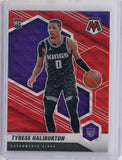 2020 Panini Mosaic Tyrese Haliburton RC Red Wave Card #204