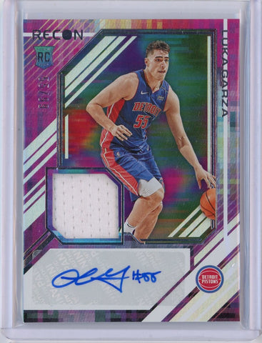 2021 Panini Recon Luka Garza RPA /99 RC Patch Auto #RJA-LUG