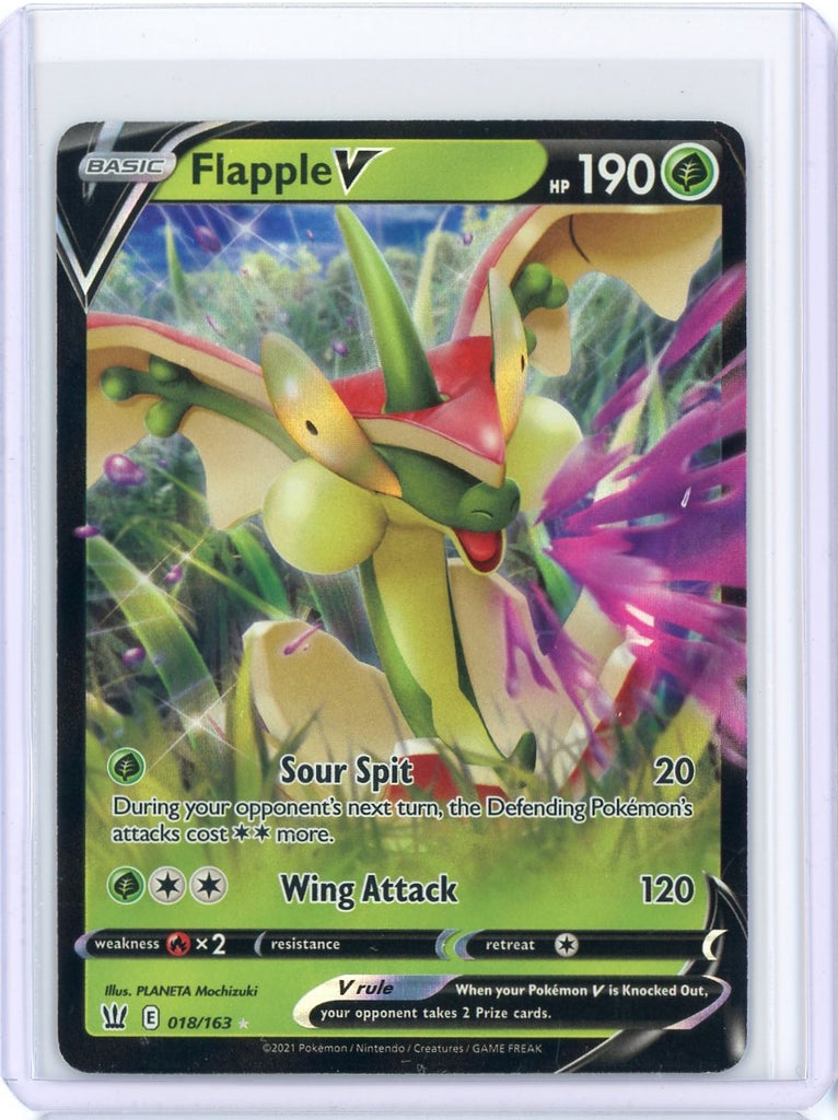 2021 Pokemon Battle Styles Flapple V 018/163