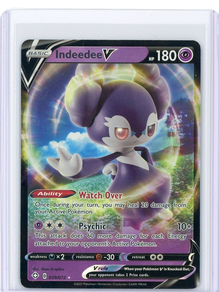 2021 Pokemon Shining Fates Indeedee V 039/072