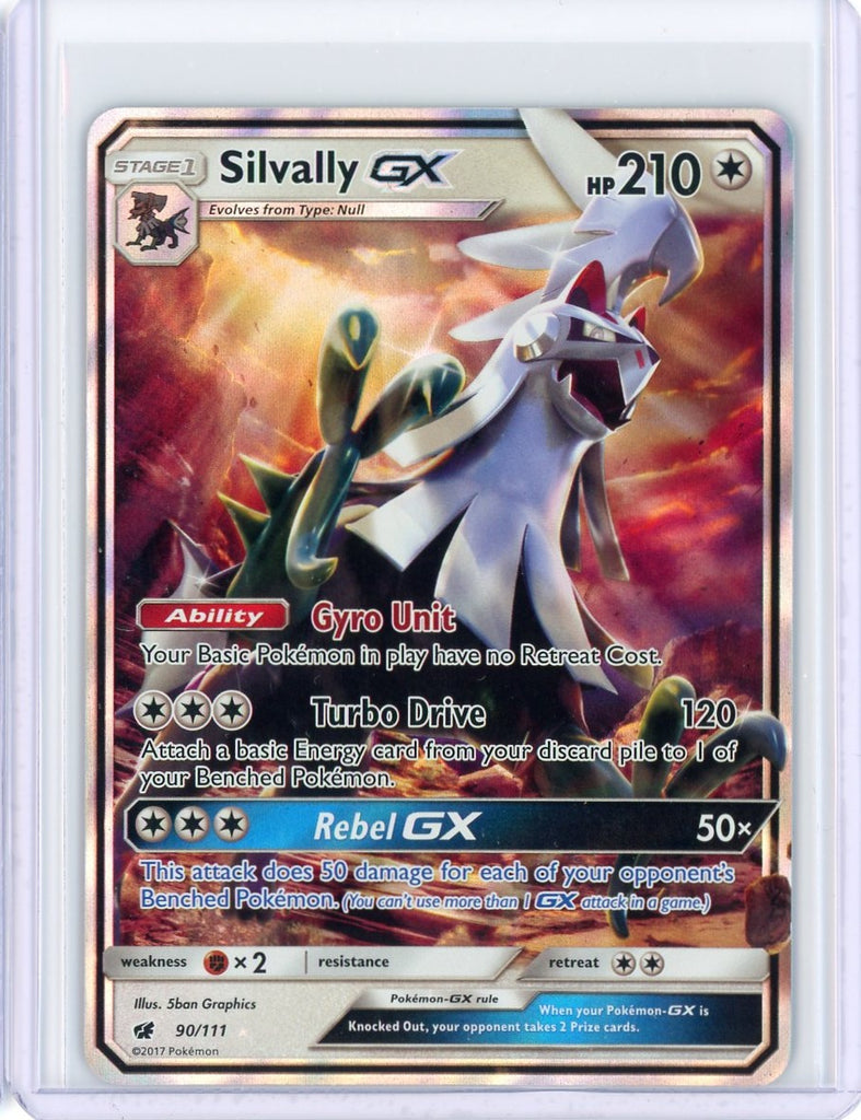 2017 Pokemon Crimson Invasion Silvally Ultra Rare GX 90/111