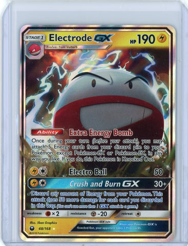 2018 Pokemon Celestial Storm Electrode Ultra Rare GX 48/168