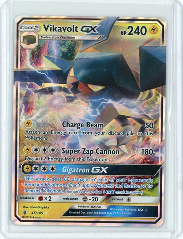 2017 Pokemon Guardians Rising Vikavolt Ultra Rare GX 45/145