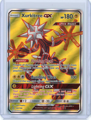 2018 Pokemon Ultra Prism Xurjitree Full Art 142/156