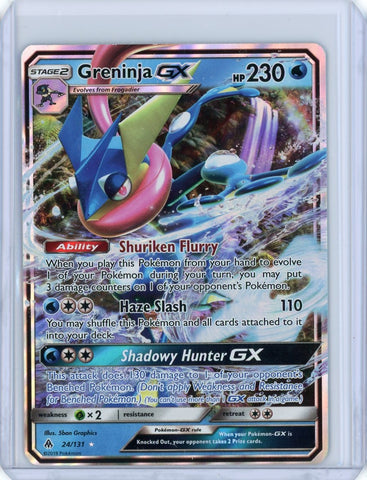 2018 Pokemon Forebidden Light Greninja Ultra Rare GX 24/131