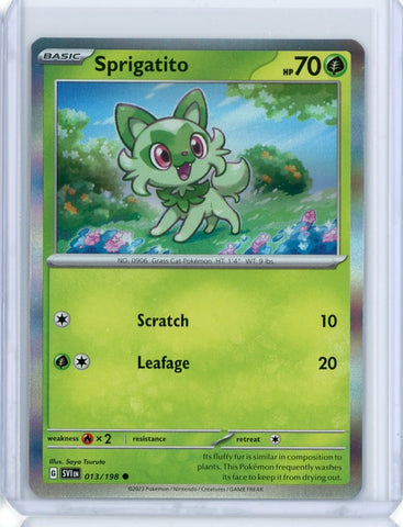 2023 Pokemon Scarlet Violet Promo Sprigatito 013/198