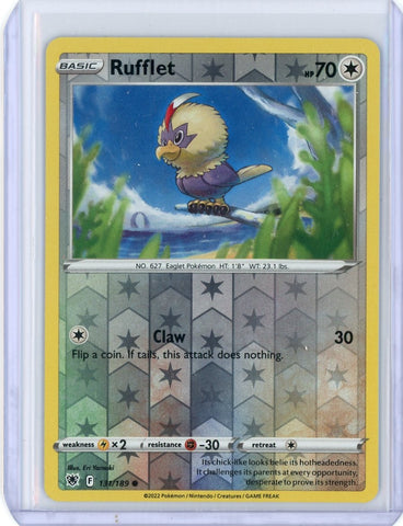 2022 Pokemon Astrial Radiance Rufflet Holo 131/189