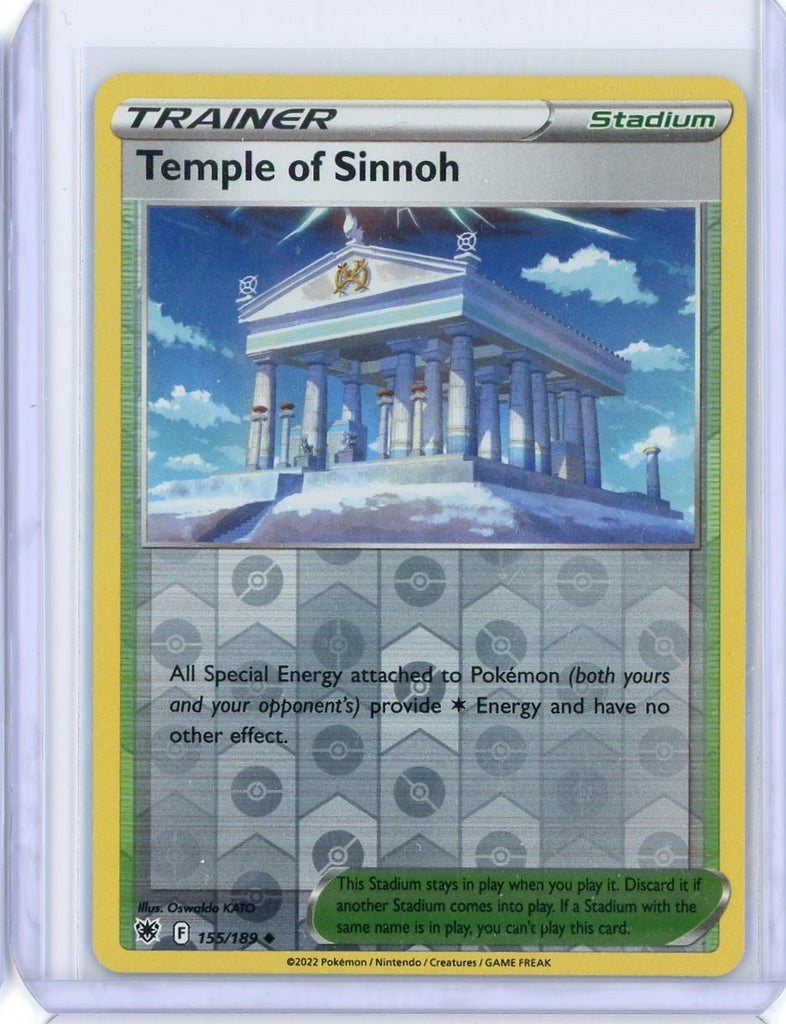 2022 Pokemon Astrial Radiance Temple of Sinnoh Holo Trainer 155/189