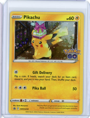 2022 Pokemon Go Promo Pikachu SWSH234