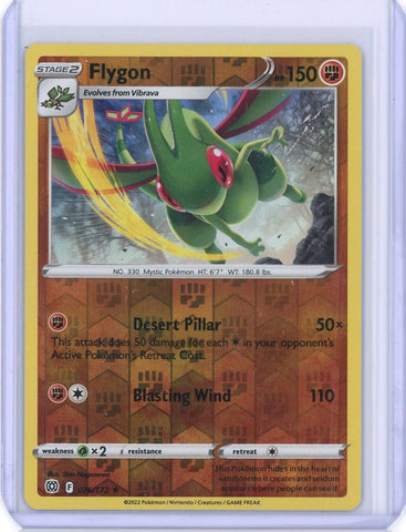 2022 Pokemon Brilliant Stars Flygon Reverse Holo 076/172