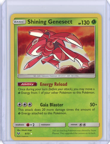 2017 Pokemon Shining Legends Shiningt Genesect Holo 9/73