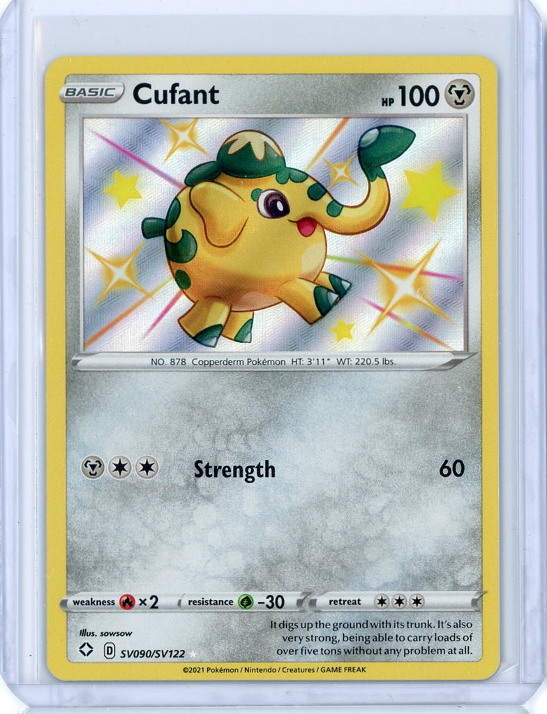 2021 Pokemon Shining Fates Cufant Shiny Holo SV090/SV122